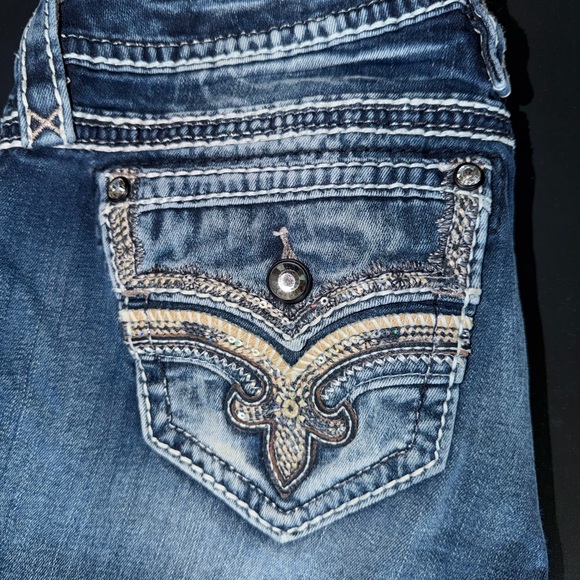 Rock Revival Blue Boot Cut Jeans - Picture 2 of 6